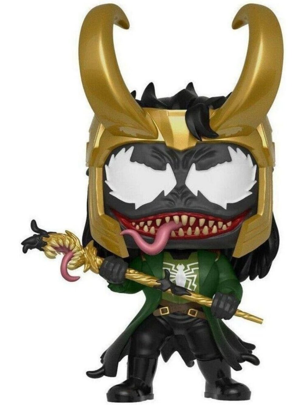Venomized Loki Funko Pop Collectible Figure - Marvel Character, Multicolor